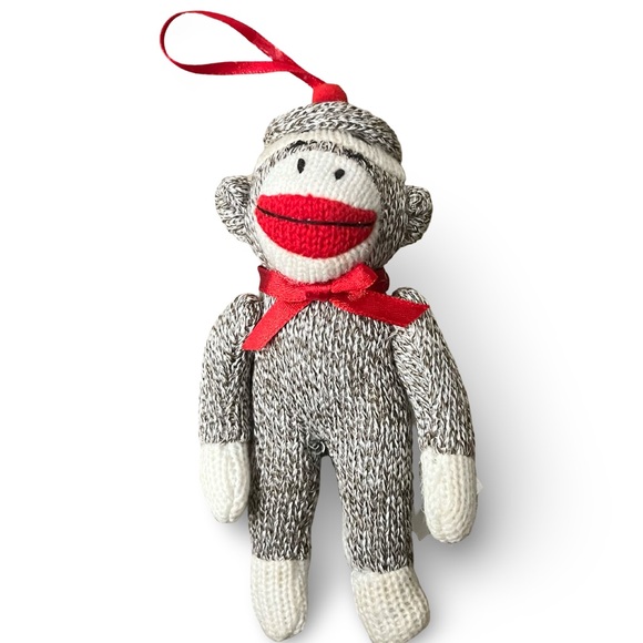 Other - Sock Monkey Ornament- Christmas Holiday
